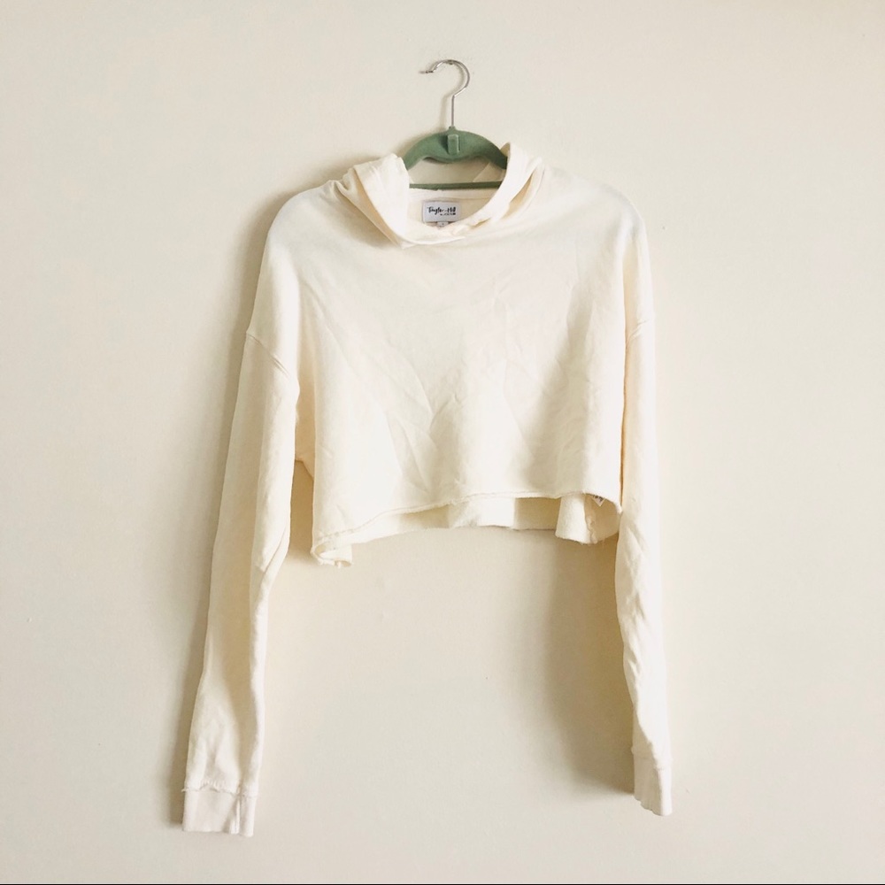 Joe's Jeans x Taylor Hill Cropped Princess Hoodie - Picture 6 of 6